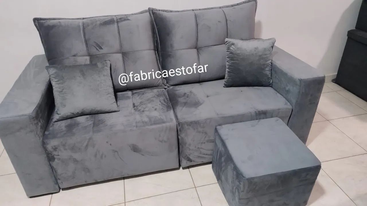 Direto da Fábrica Sofá Retrátil 2 metros!! - Foto 4