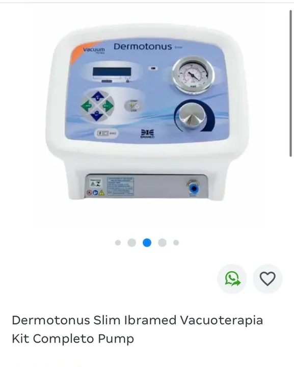 Dermotomus Slim Ibram Vacuoterapia Kit Completo Bomba