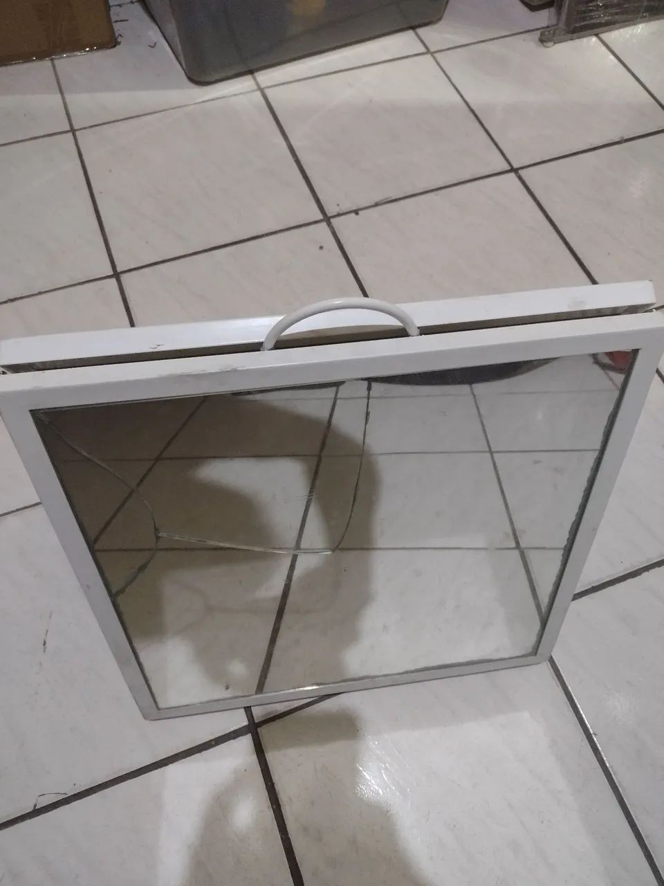 Espelho de chão para calçados