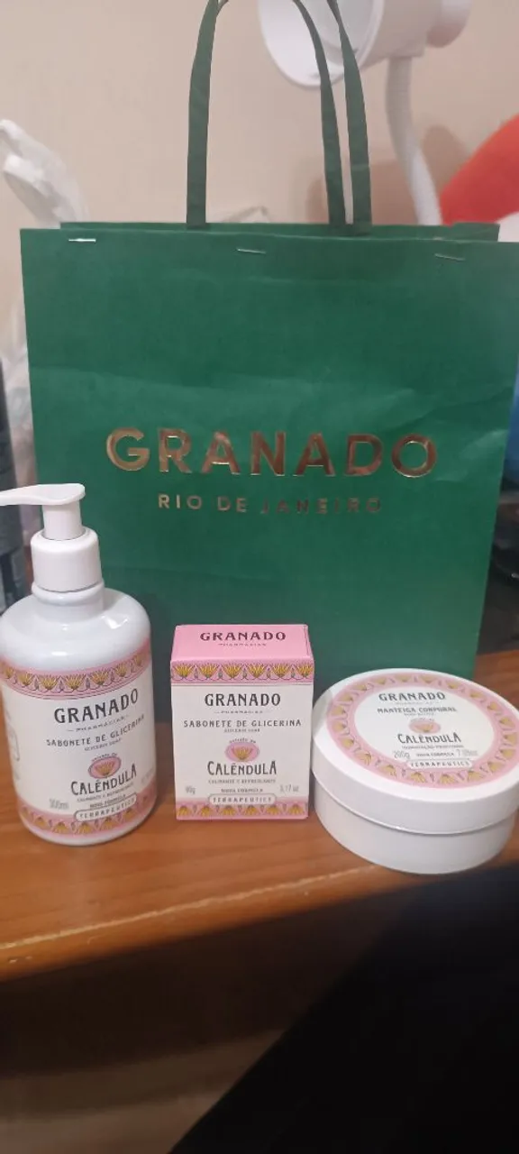 Kit Granado Calêndula - Sabonetes e Manteiga Corporal