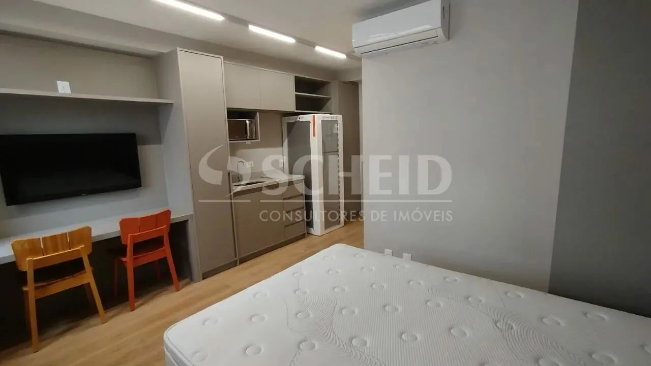 Studio mobiliado para locação no Alto da Boa Vista