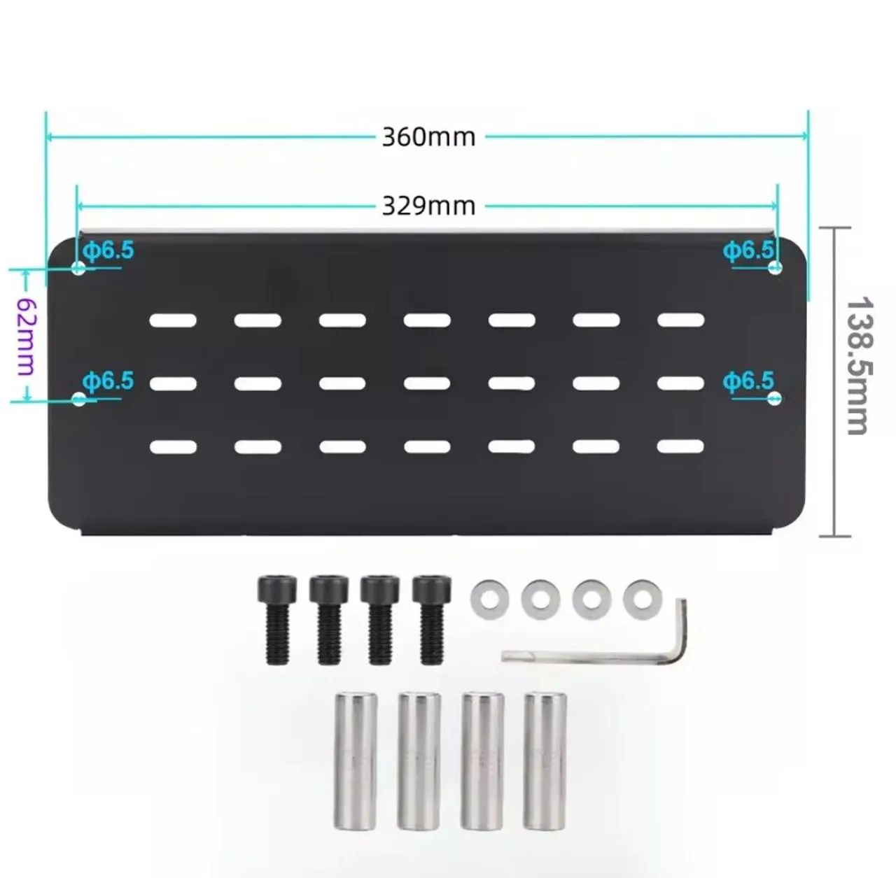Base Plate Original Pedais Ruito, SimJack, Simson Novo Lacrado na Caixa - Foto 3