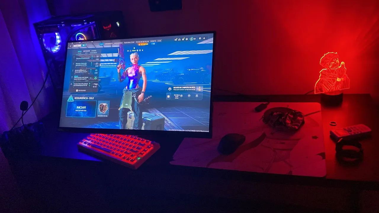 Teclado Mecânico Gamer RGB