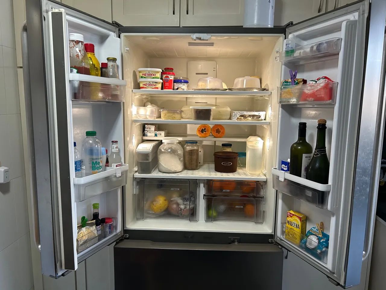 Geladeira Brastemp Inox, Side by Side, Frost Free