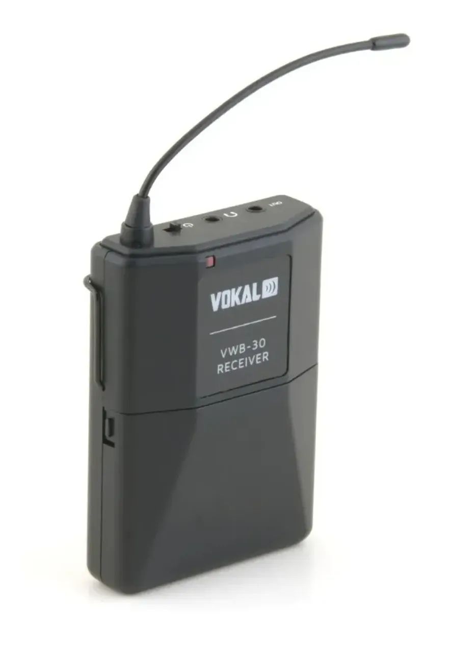 PROMOÇÃO! Microfone Sem Fio 1 Mão Vokal Vwb30 Gravação Externas Camera Cor Preto - Foto 4