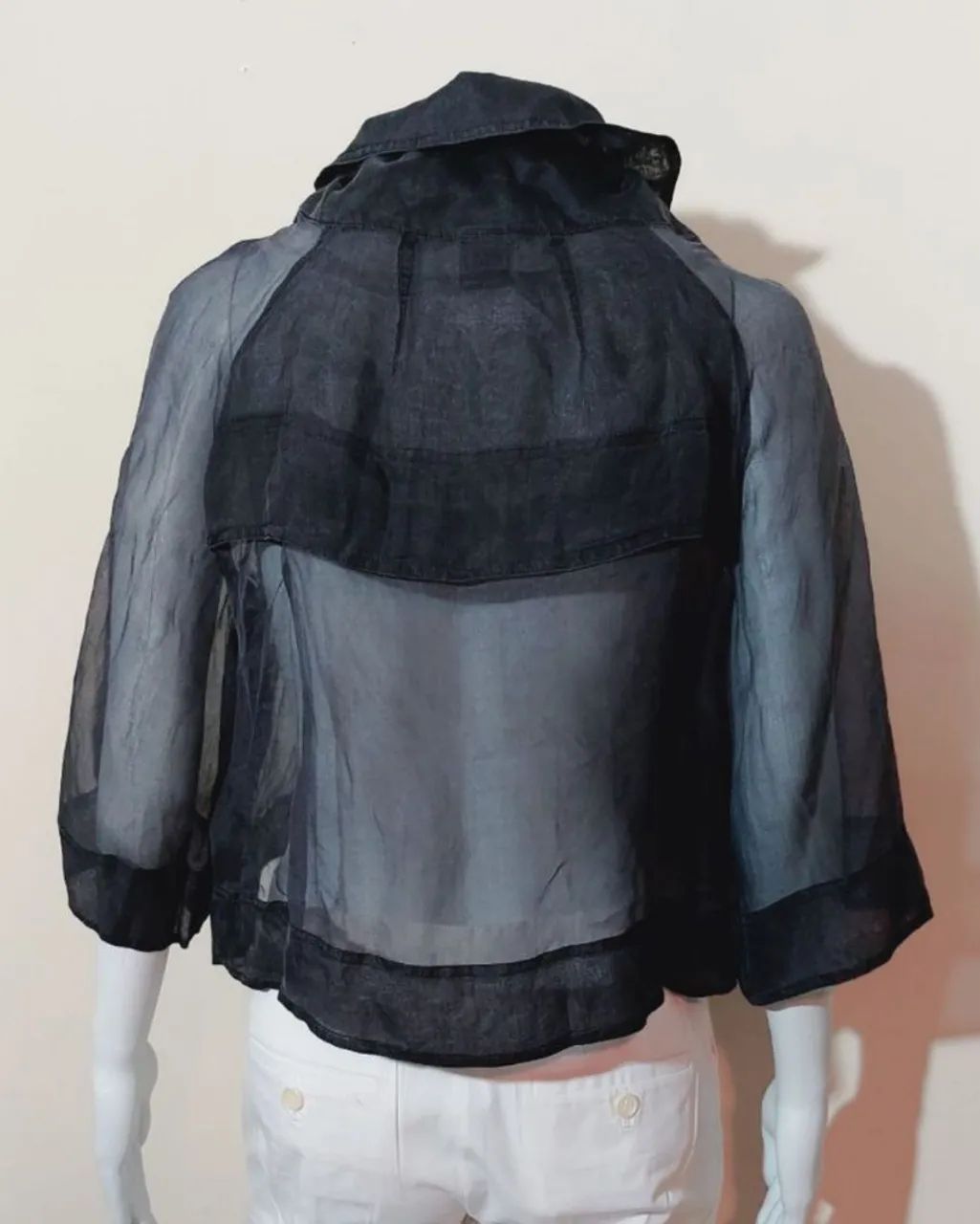 Sacada blusa transparente  - Foto 3