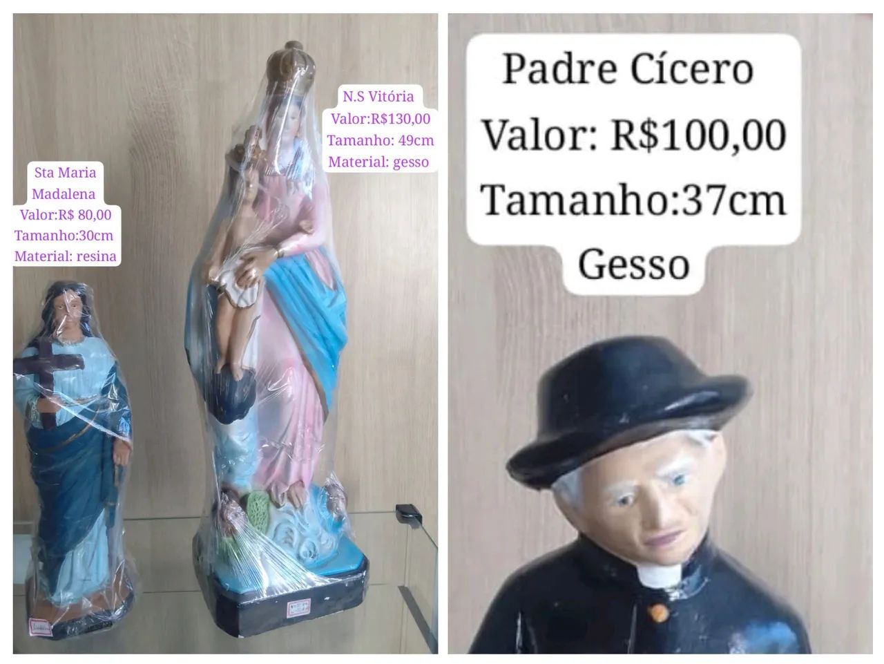 Imagens religiosas variadas( com preços e tamanhos variados ) - Foto 5