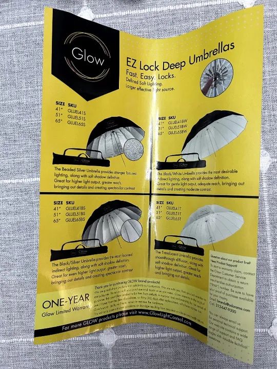 Softbox GLOW Tipo Sombrinha 65'' - Foto 5