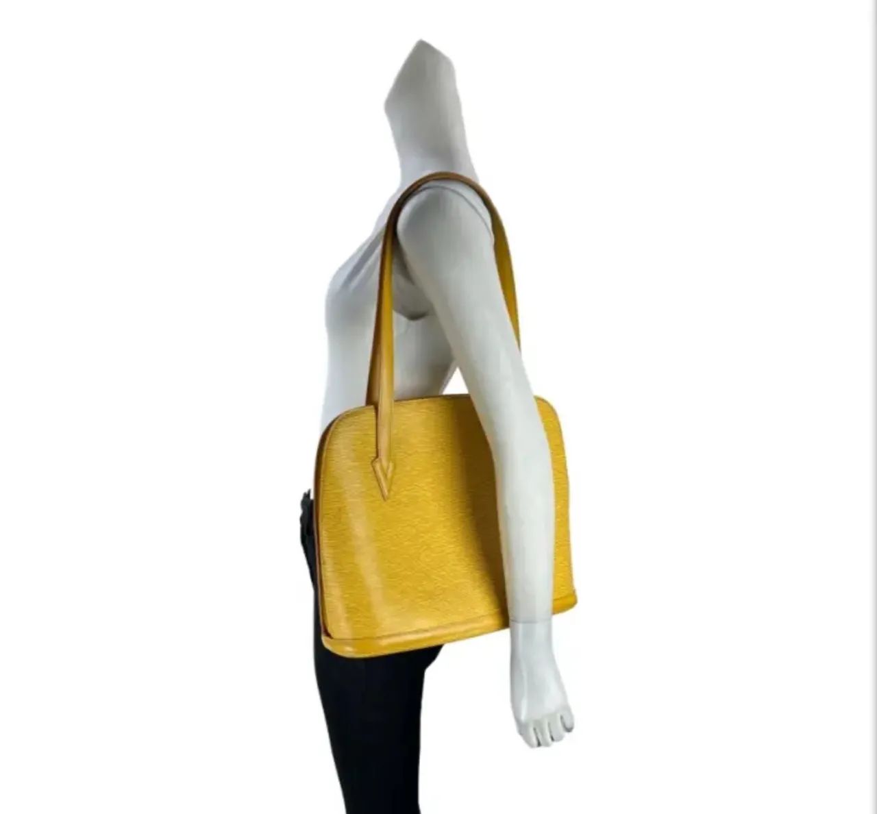 Louis Vuitton Lussac original usada amarela