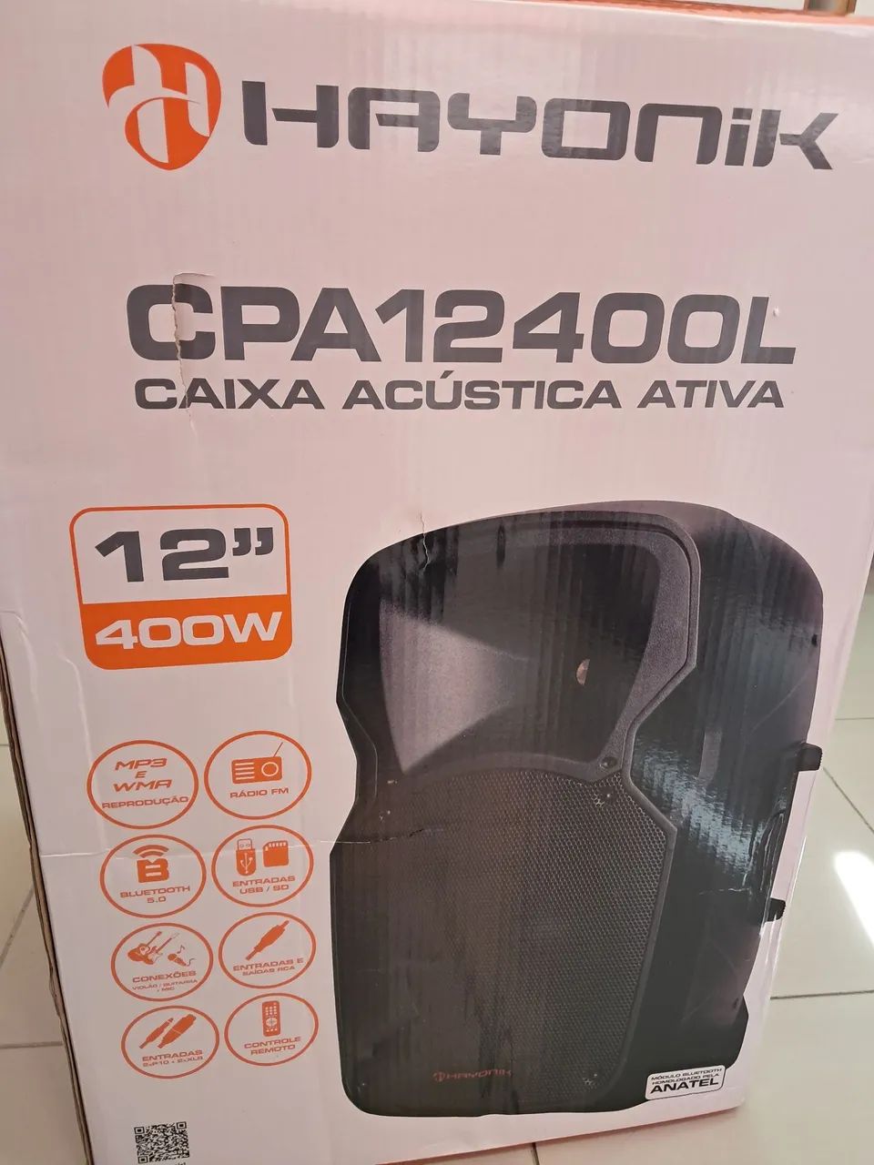 Caixa Ativa 400 watts Nova  - Foto 4