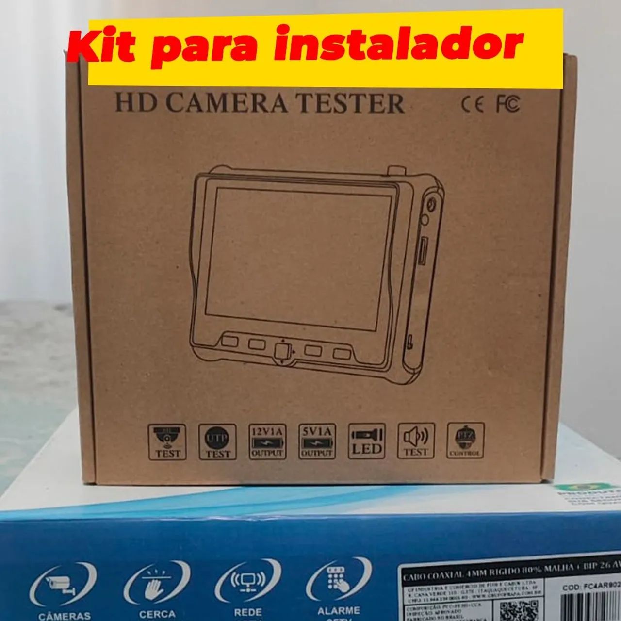 KIT PARA INSTALADOR CFTV LEVE E LUCRE!