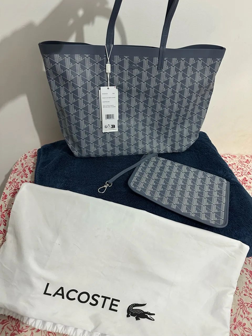 Bolsa Lacoste autêntica  - Foto 3