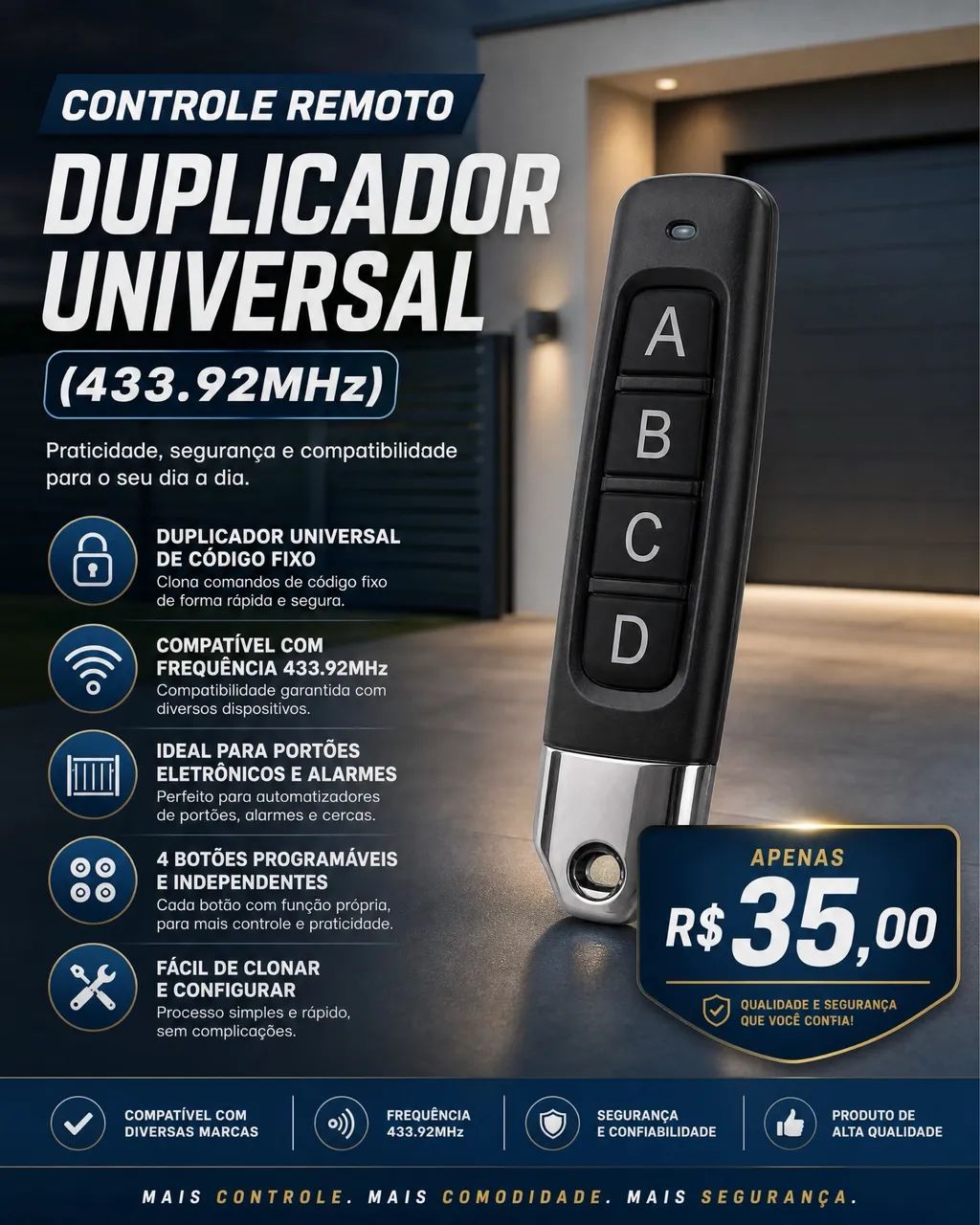 Controle copiador 