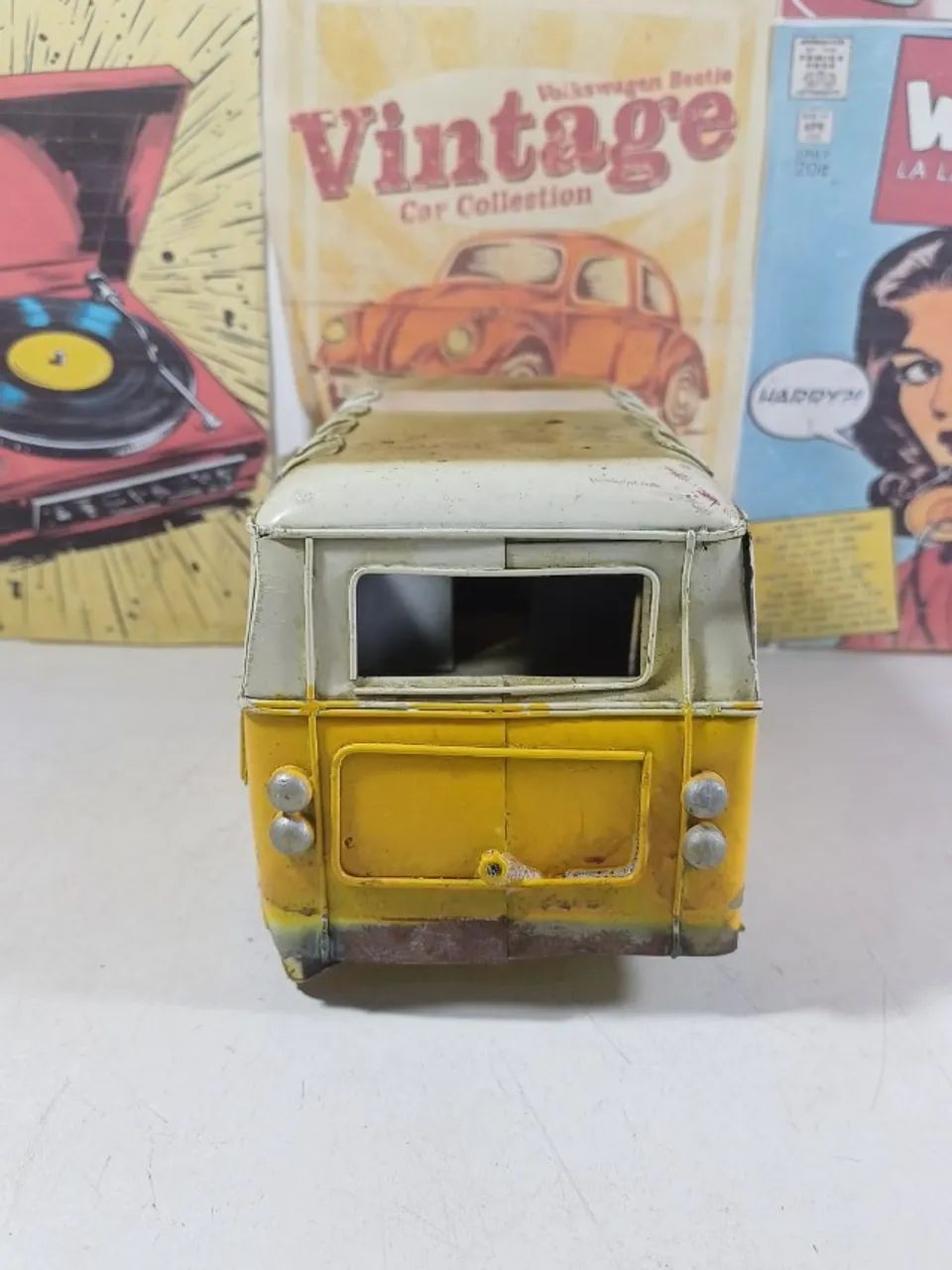 Miniatura perua de lata colecionável  - Foto 4