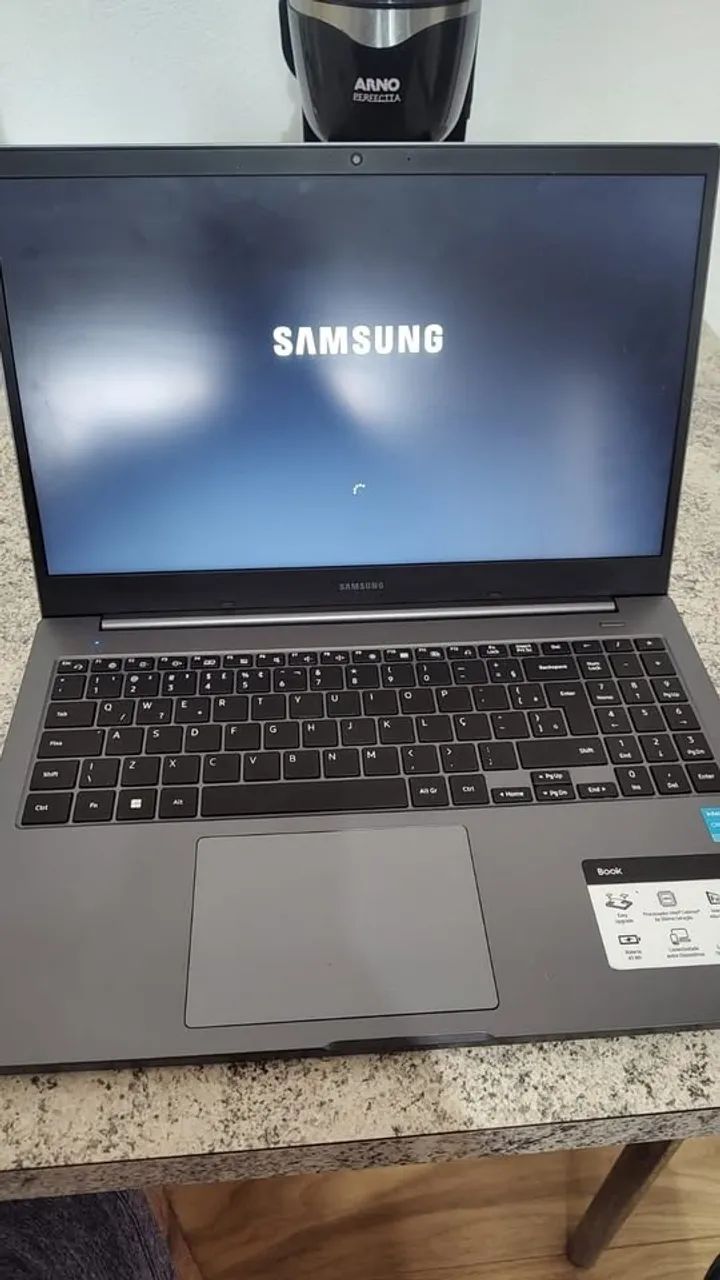 Notebook Samsung Book Celeron Cinza