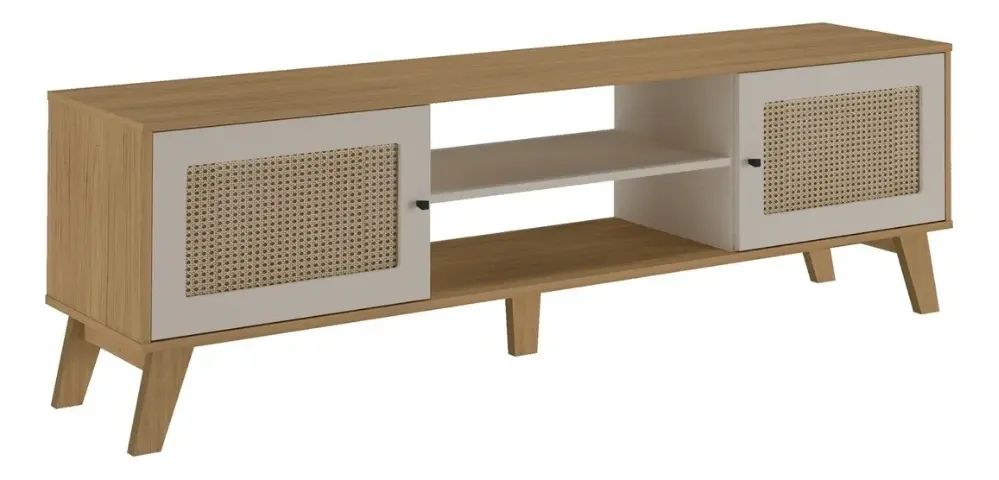 Rack Para Sala Bancada Charlotte Para Tv Até 75 Polegadas - Foto 3