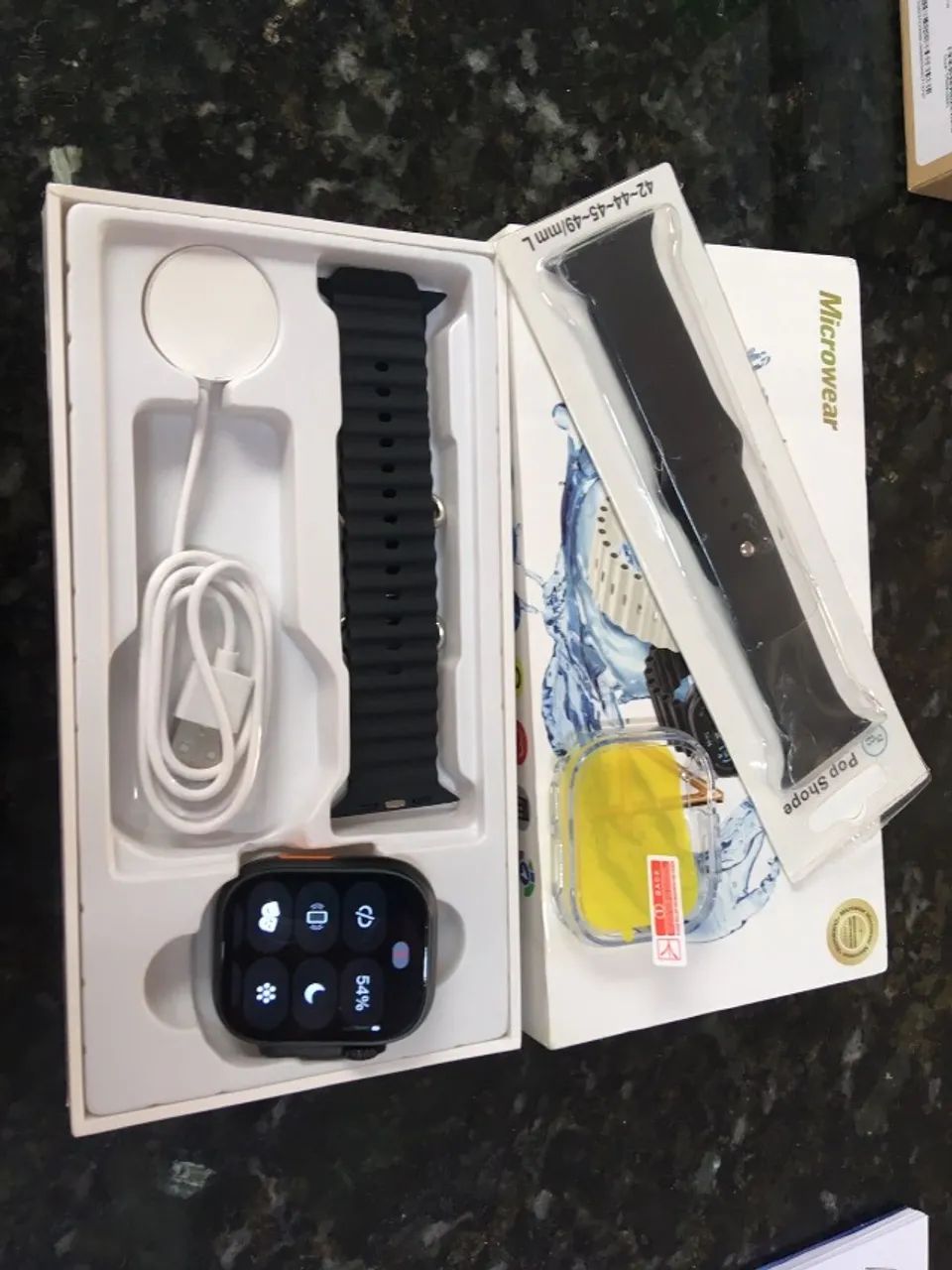 Relógio Smartwatch Microwear Ultra 4 - preto - Foto 2