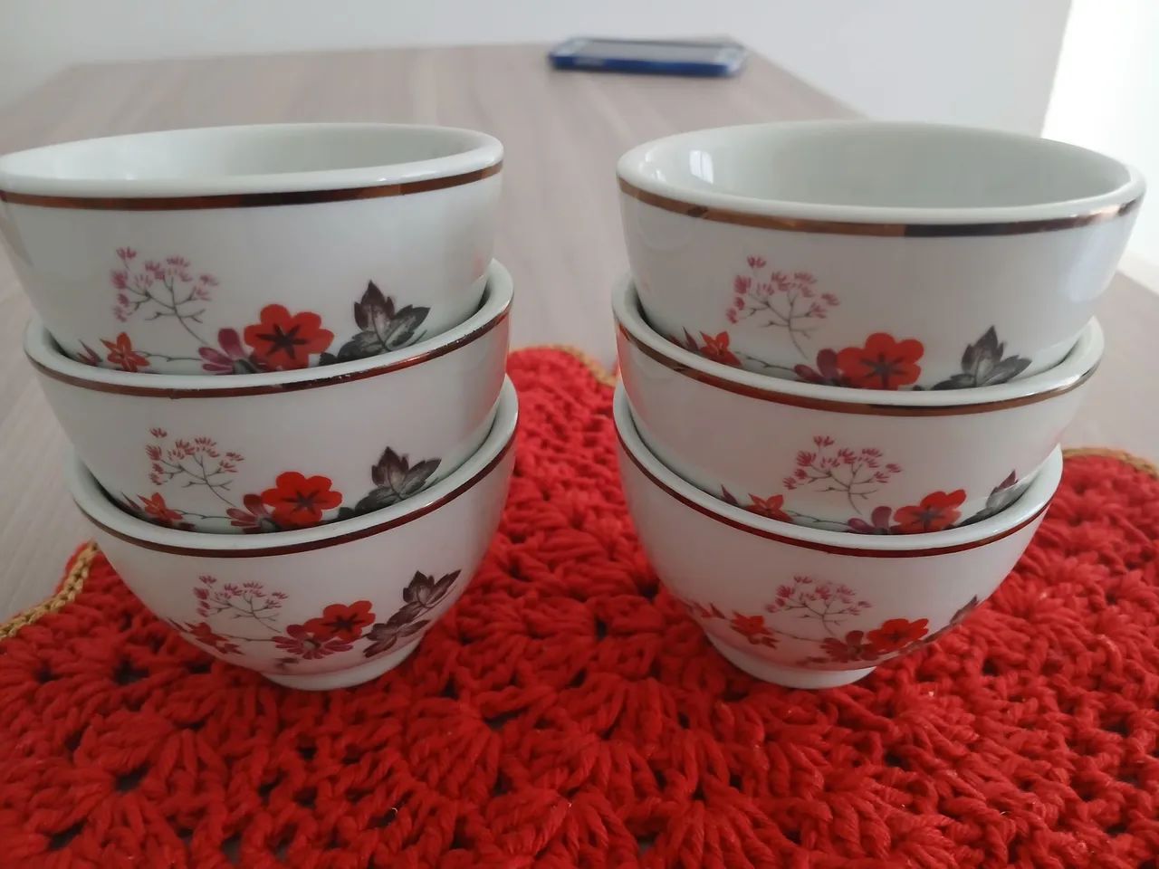 Jogo de bowls 6 peças porcelana steatita  - Foto 3