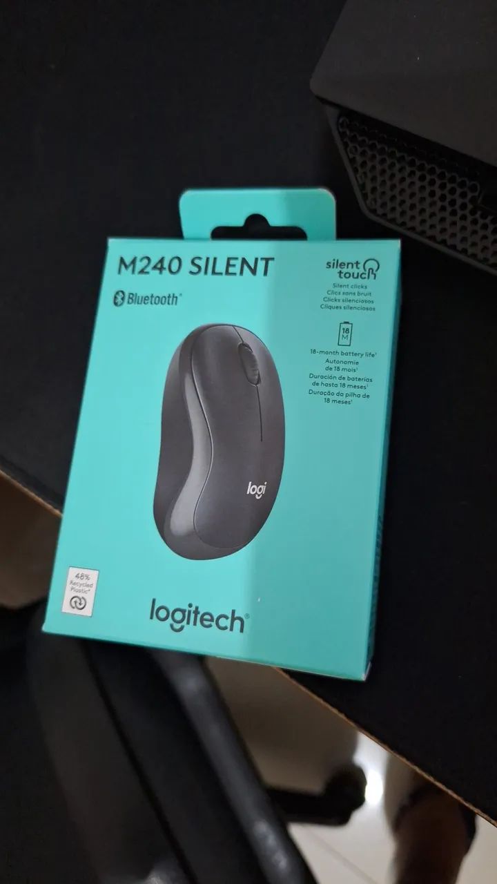 Mouse Bluetooth Logitech M240 Clique Silencioso 
