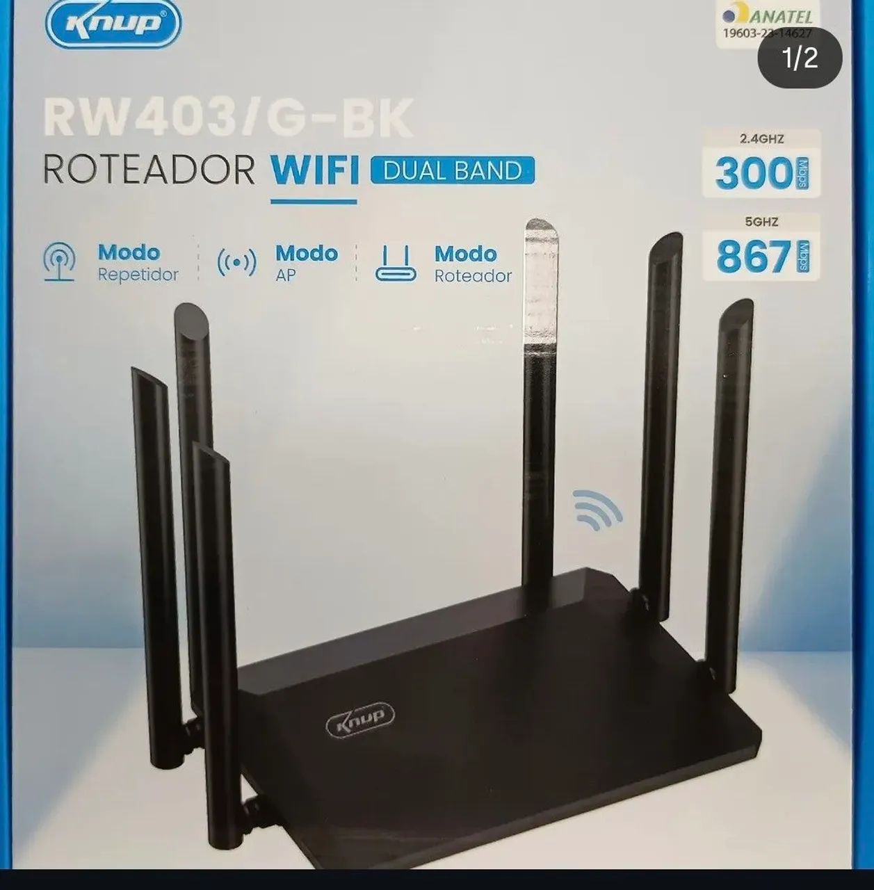 REPETIDOR WIFI - REF: KP-RW403/G-BK