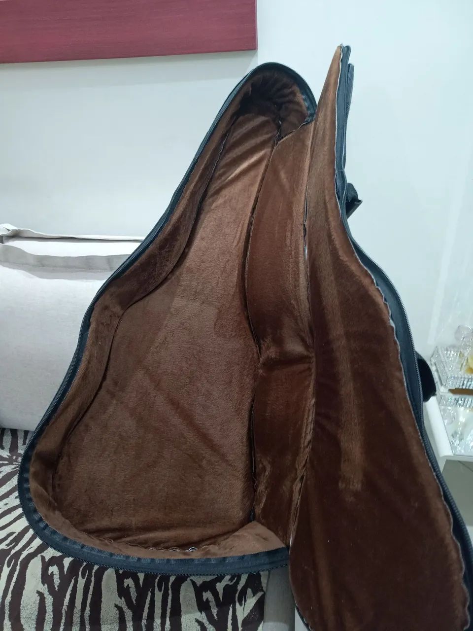 Capa para Violão (Soft Case) Preta! Em Couro... - Foto 5