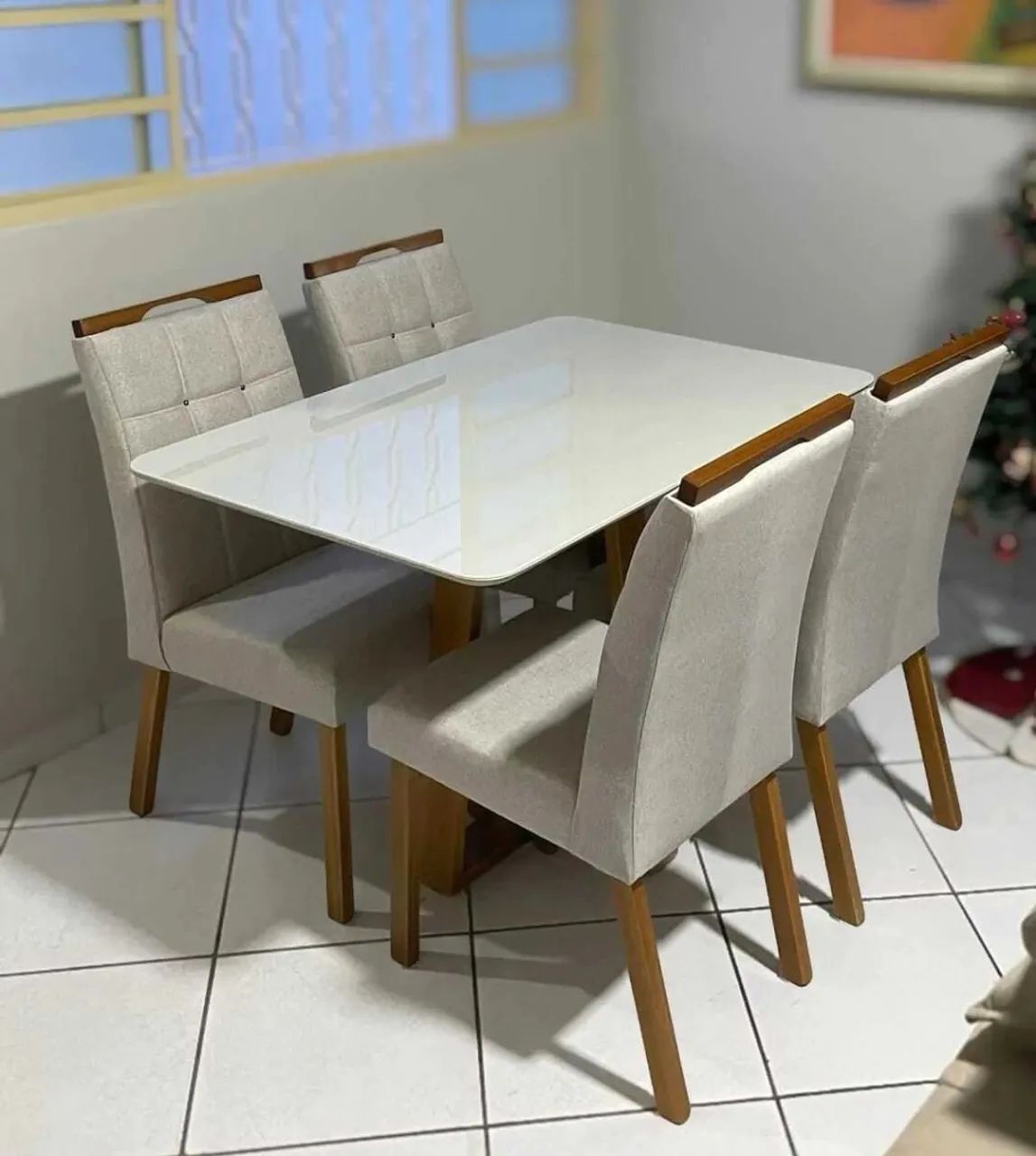 Mesa de jantar 4/cadeiras 4666 - Foto 3