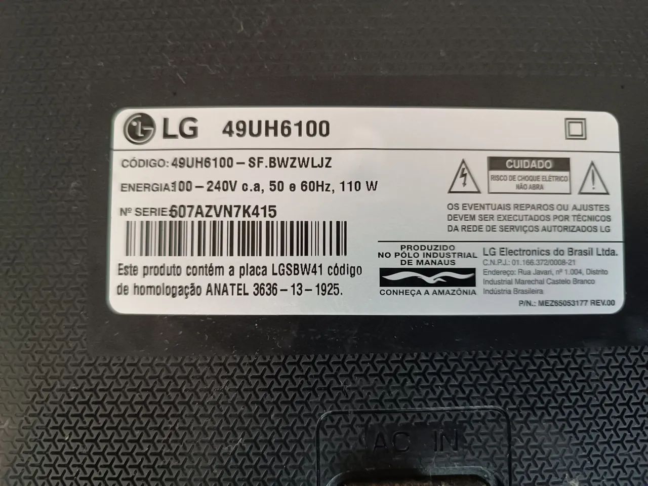 Tv LG 55 polegadas para retirada de peças  - Foto 2