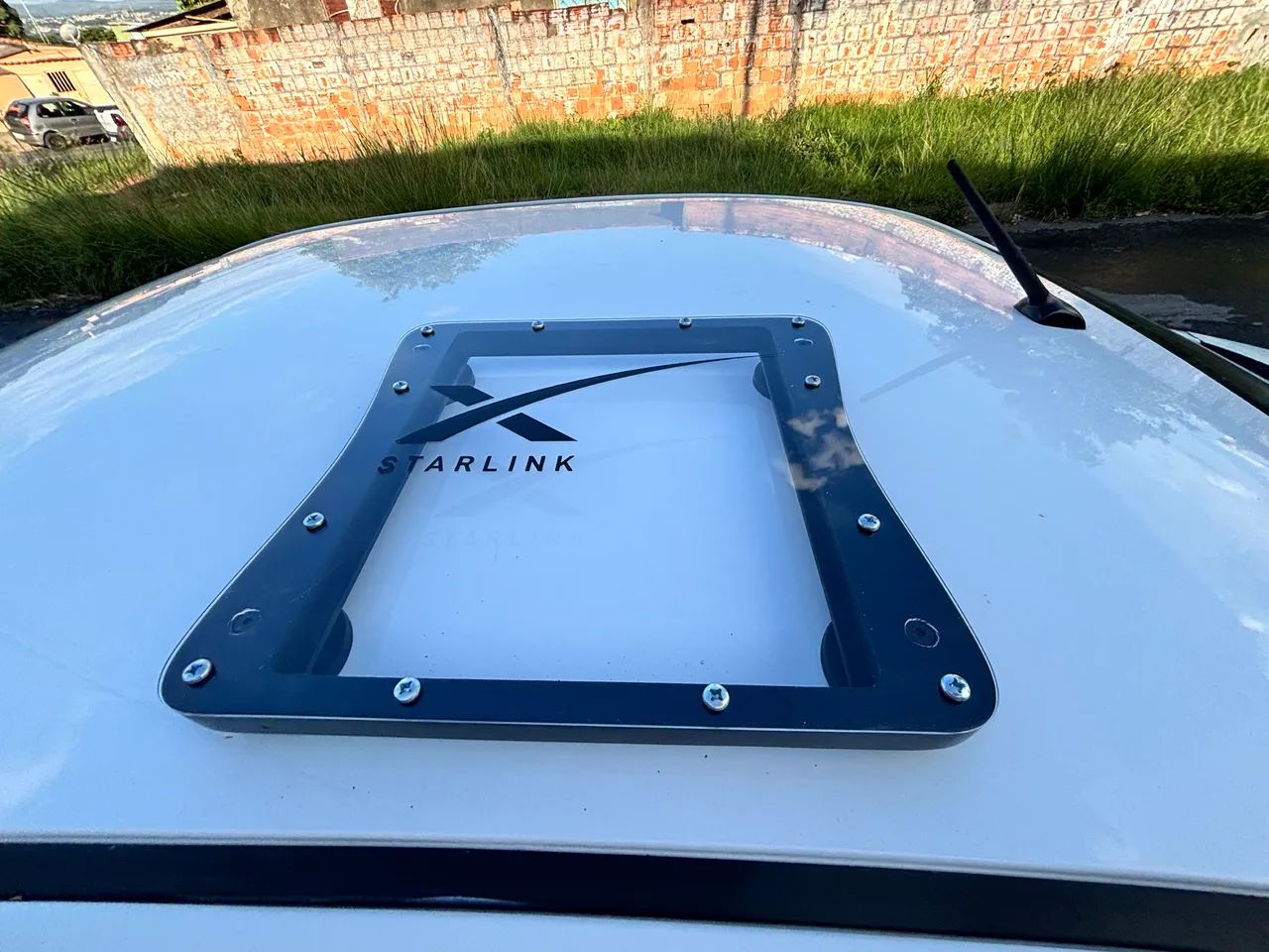 Case para Starlink Mini - Carro- Imã 66MM - Foto 3