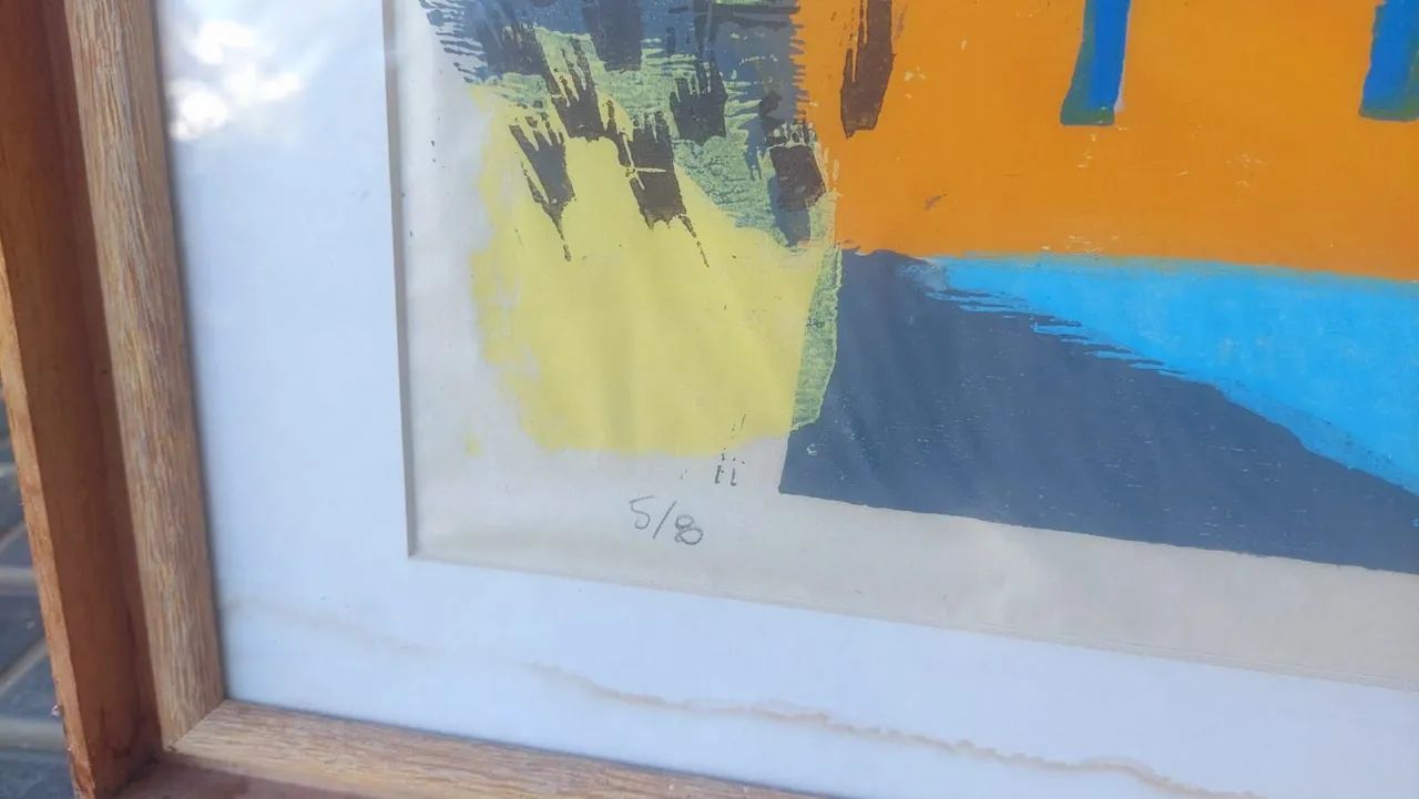 Quadro raro autografado para colecionadores  - Foto 4