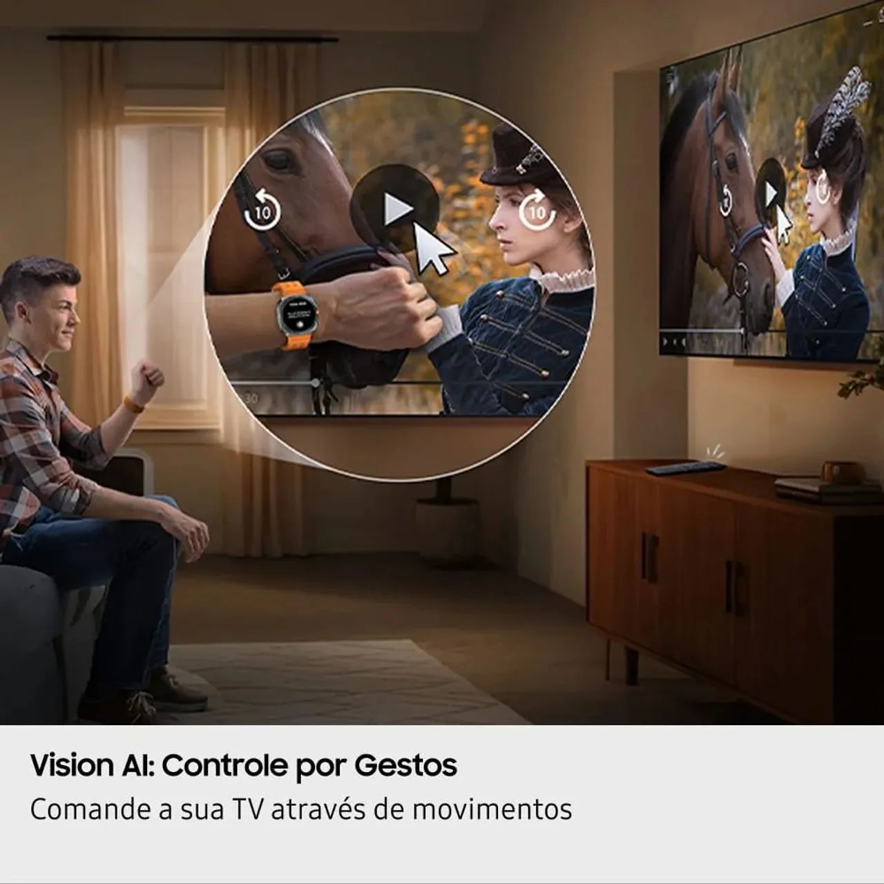 Samsung Vision AI TV 50" QLED 4K - Foto 4