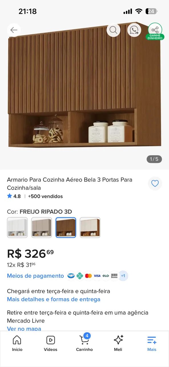 Armário aéreo  - Foto 2
