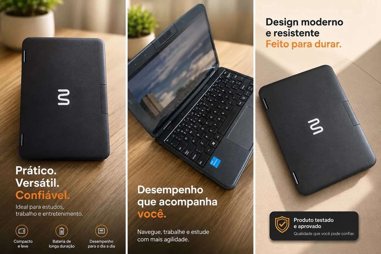 Notebook tela touch Multilaser 
