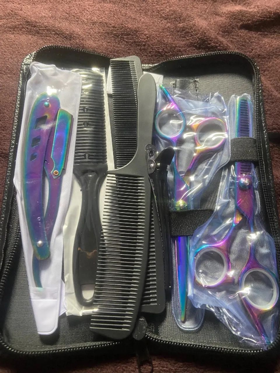 Kit tesoura barbeiro - Promoção  - Foto 3
