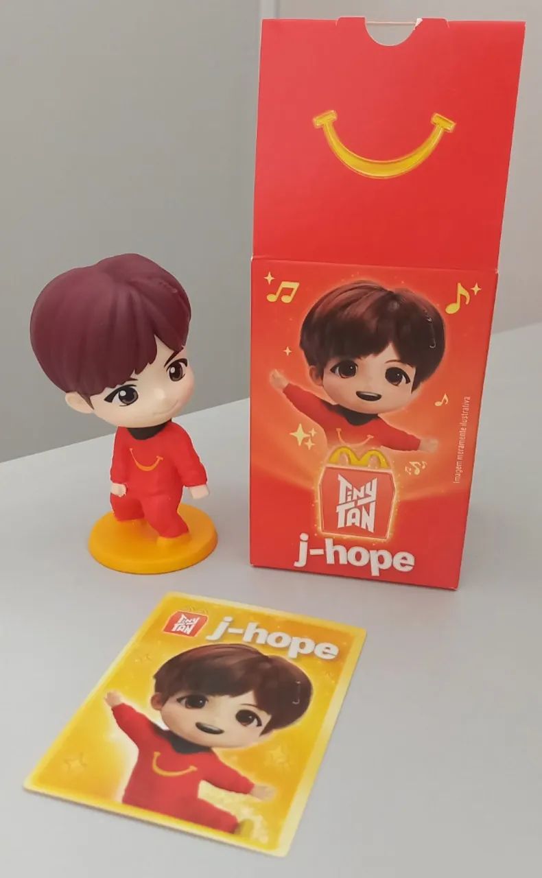 Bonecos TinyTAN K-Pop BTS 2025 - McDonald's Mc Lanche Feliz - Throwback - Foto 5