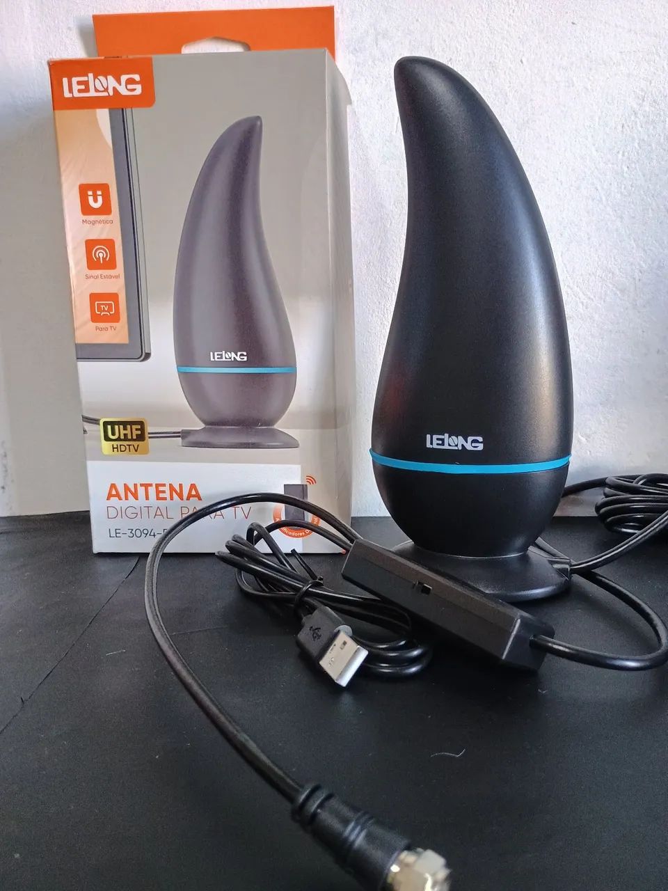 Antena digital interna com amplificador de sinal / MEGA OFERTA  - Foto 2