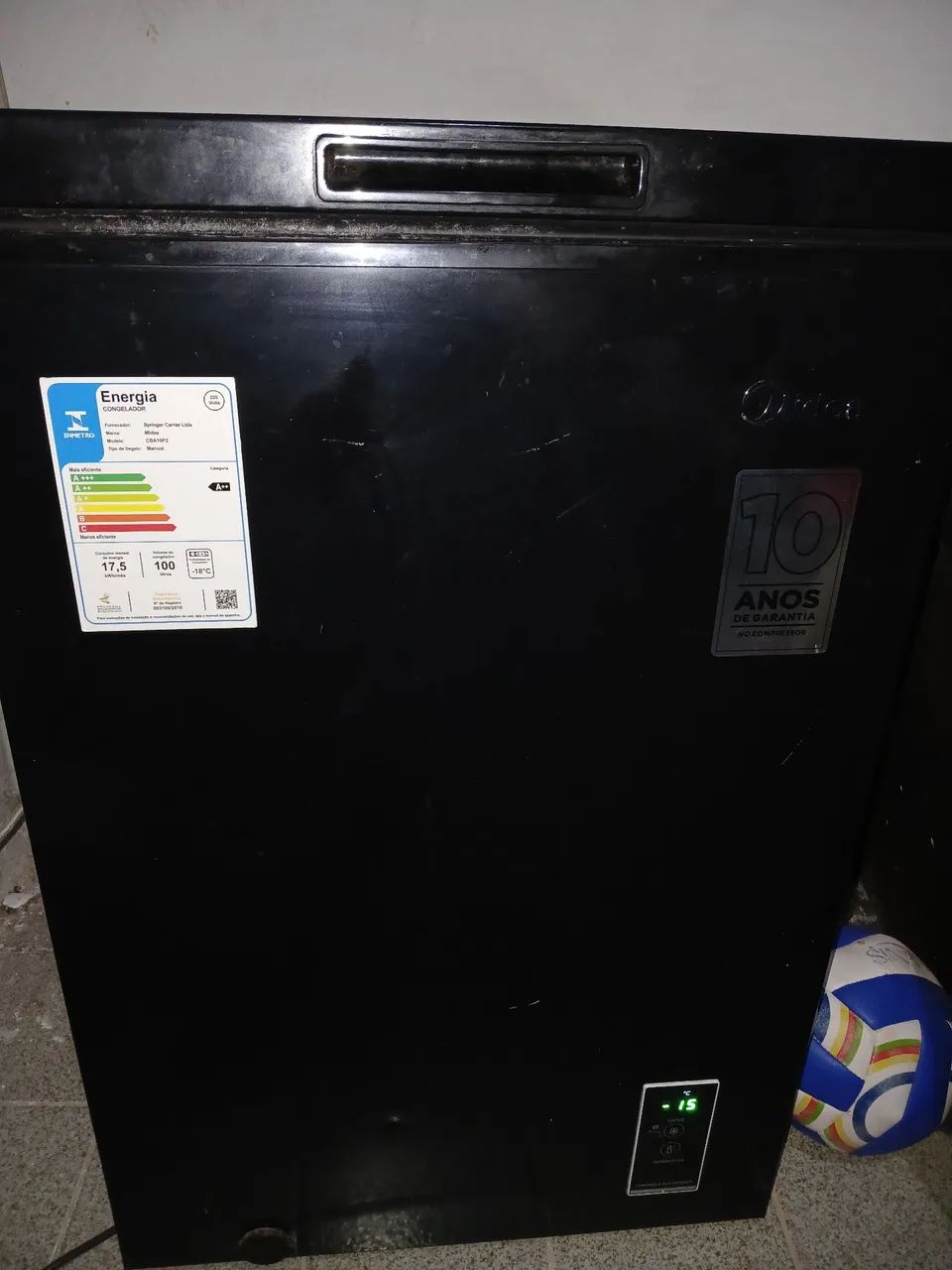 Freezer midea 100 litros 
