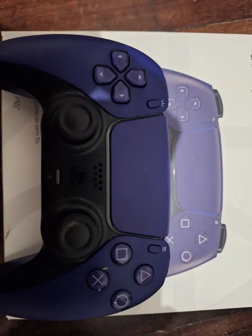 Manete Ps5 azul violeta (seminova) - Foto 2