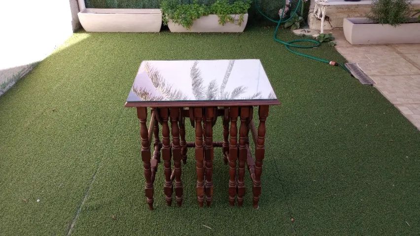 conjunto de mesas dobráveis - Foto 3