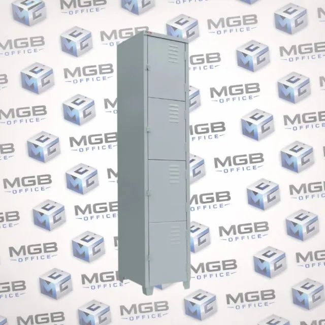 Rouperio de Aço com 4 Portas Pequenas-1,96x0,33x0,36cm-Estrutura CH#26 (ENTREGAMOS)!!