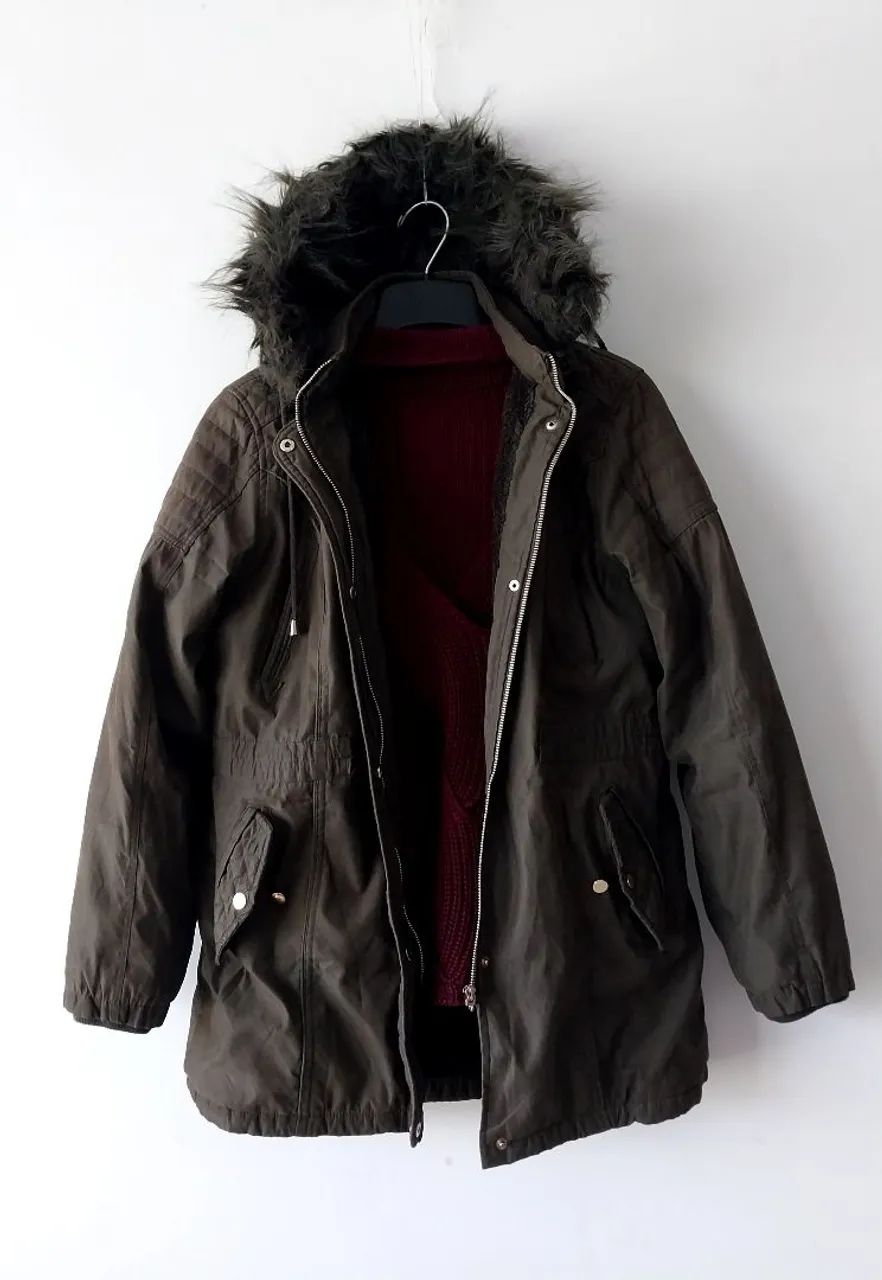 Jaqueta Parka  com capuz removível   - Foto 2