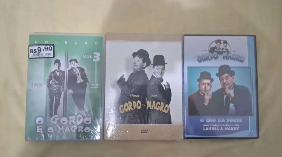Coleção Dvds O Gordo e o Magro