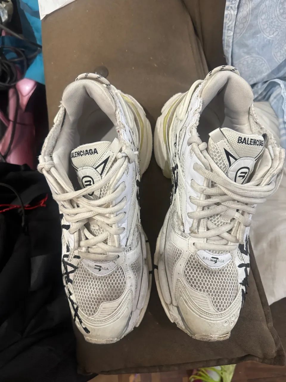 Tênis Balenciaga Runner Branco - Foto 2