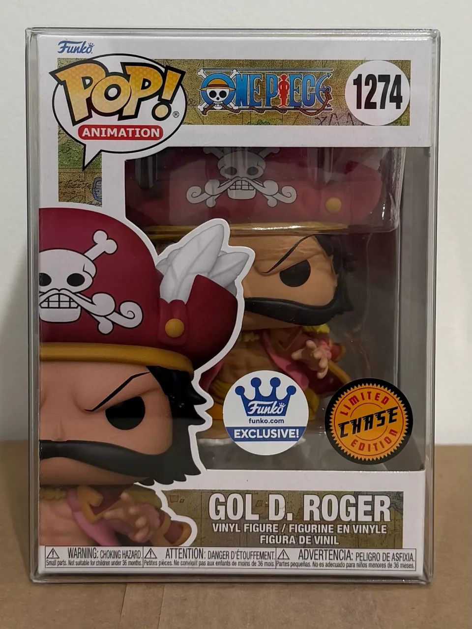 Funko Gol D. Roger Chase exclusivo One Piece 