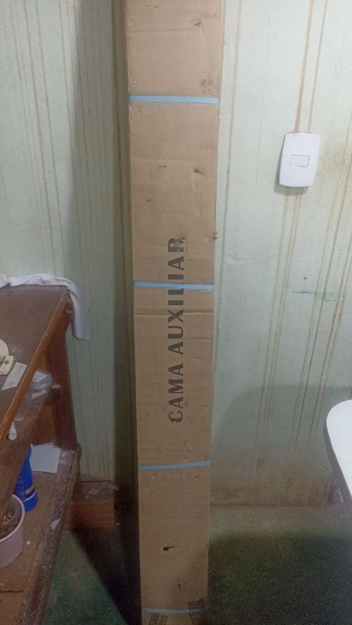 Cama auxiliar de madeira maciça  - Foto 2