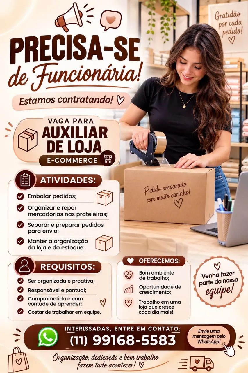 Vaga de emprego 