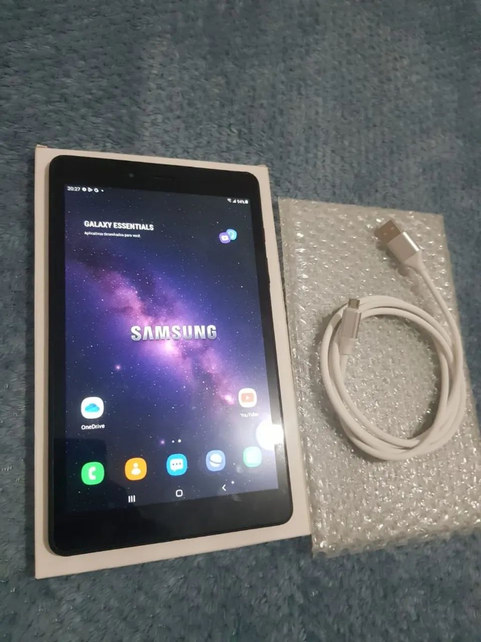 Tablet Samsung T295 + cabo 32 gbs