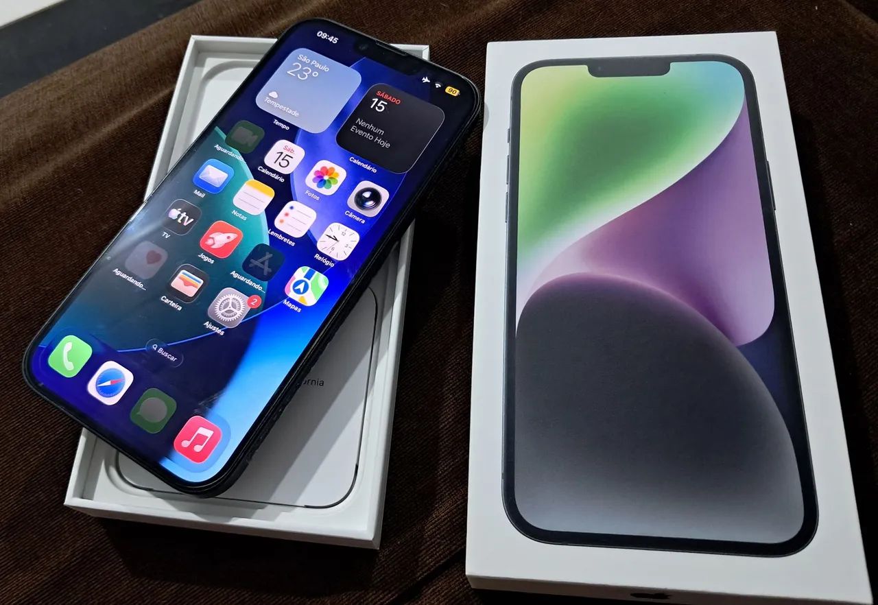 Iphone 14 plus | Impecável, na caixa com documento e todos os acessórios  - Foto 2