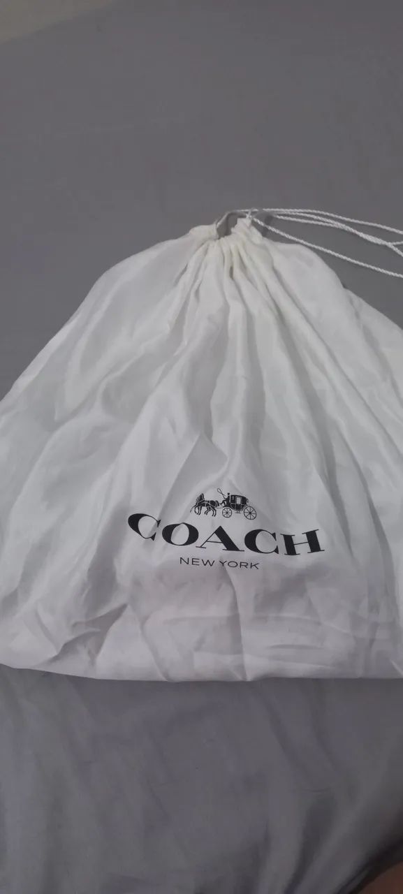 Bolsa coach nova, couro legítimo  - Foto 5