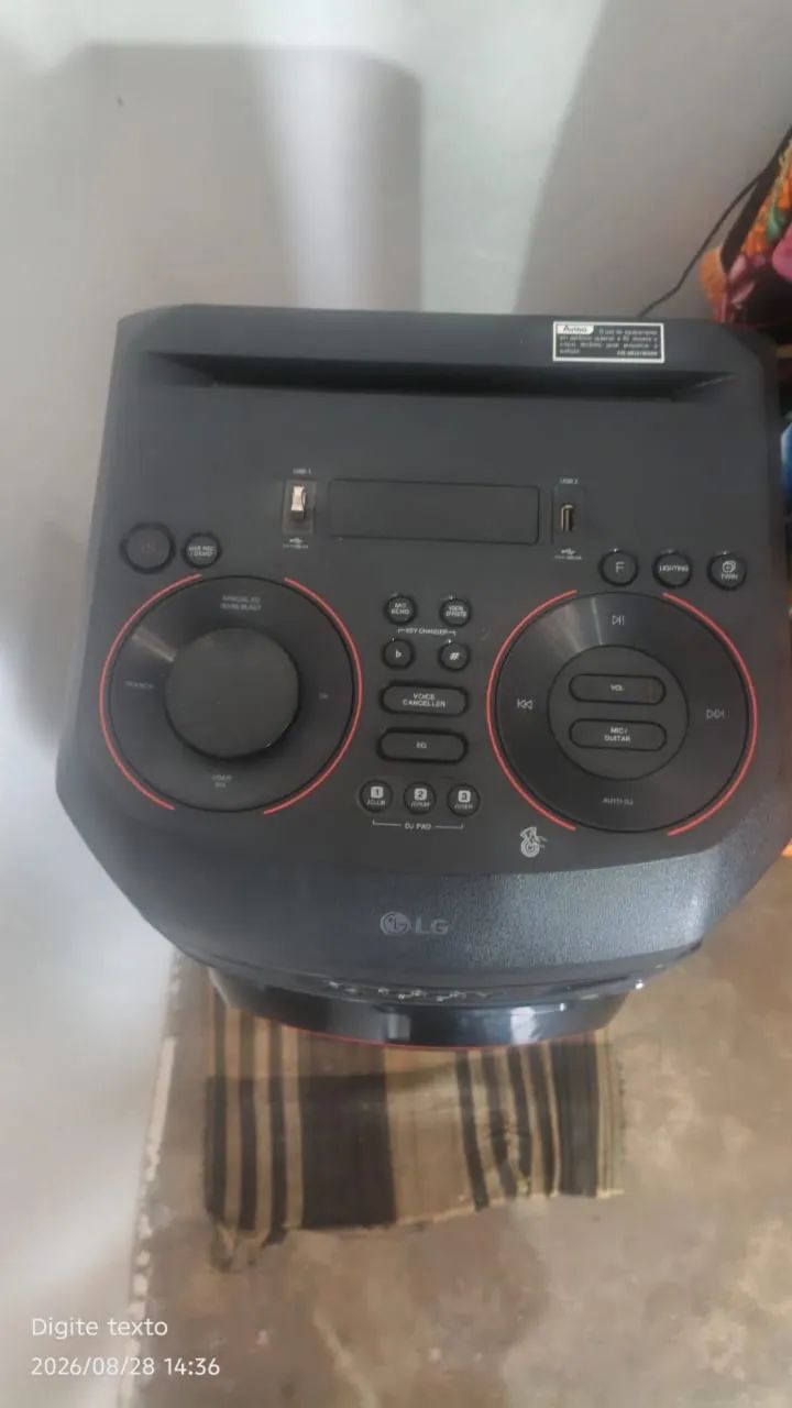 Caixa de som LG XBOOM RNC9 Bluetooth Wireless Party Link - Foto 5