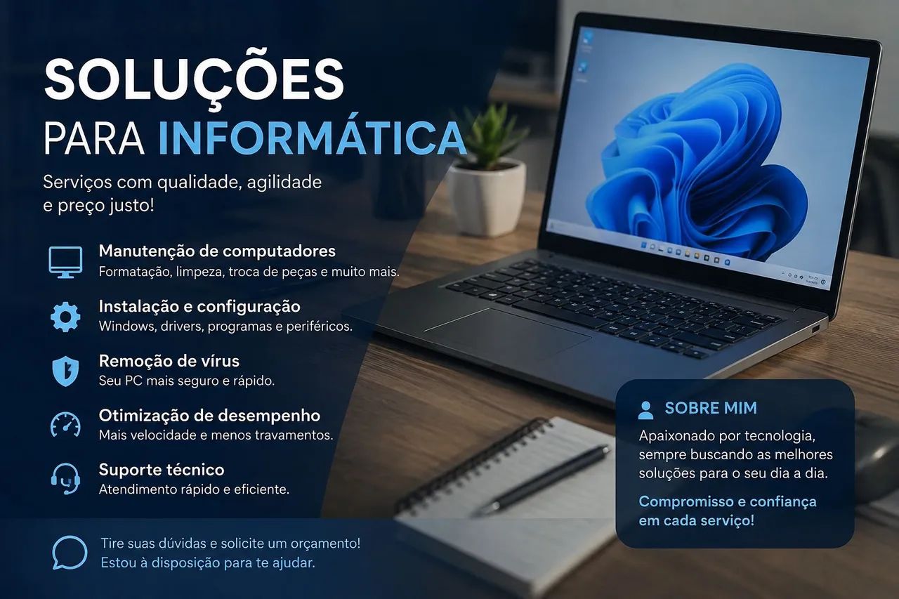 Soluções informática, computadores e programação